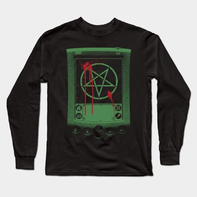 Palm Pilot Long Sleeve T-Shirt by haunteddata